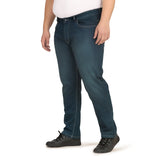 Kagad Jeans Men Plus Size Regular Fit Caded Blue Denim Jeans - Style Code "KGDJN-408023