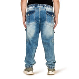 Kagad Jeans Men Regular and Plus Size Regular Fit   Light Blue  Color  Denim Jeans Jogger - Style Code "KGDJGR-406011
