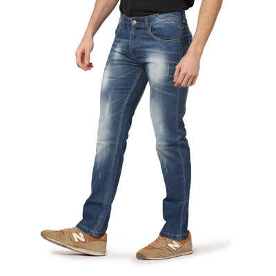 Kagad Jeans Men  Straight Fit Indigo  Blue Denim Jeans - Style Code "KGDJNS-403004