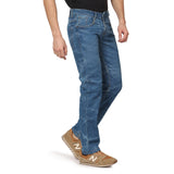 Kagad Jeans Men Straight Fit Blue Textured Denim Jeans - Style Code "KGDJNS-403007