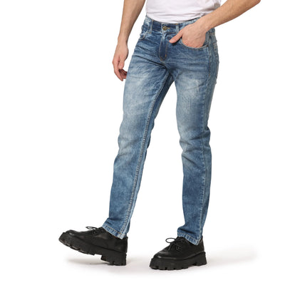 Kagad Jeans Men Straight Fit Light Blue Denim Jeans - Style Code "KGDJNS-403011