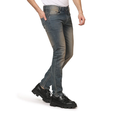 Kagad Jeans Men  Regular Fit Blue Tinted Denim Jeans - Style Code "KGDJNS-403012