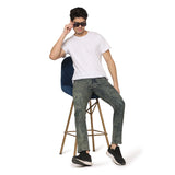 Kagad Jeans Men Regular Fit  Blue Textured Denim Jeans - Style Code "KGDJNS-403017
