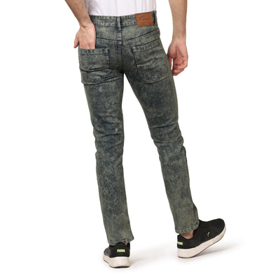 Kagad Jeans Men Regular Fit  Blue Textured Denim Jeans - Style Code "KGDJNS-403017