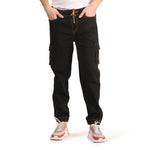 Kagad Jeans Men Regular Fit Black Denim Jeans Jogger - Style Code "KGDJGR-401006