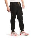 Kagad Jeans Men Regular Fit Black Denim Jeans Jogger - Style Code "KGDJGR-401006