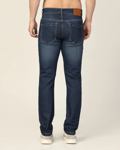 Kagad Jeans Mens Regular Fit Rugged Classic Indigo Blue Jeans - Style Code "KGDJN-403024
