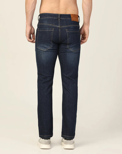 Kagad Jeans Mens Regular Fit Rugged Storm Blue Jeans - Style Code "KGDJN-403025