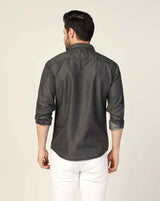 Kagad Jeans Mens Slim Fit Shirt Dark Grey - Style Code "KGDSHT-403053