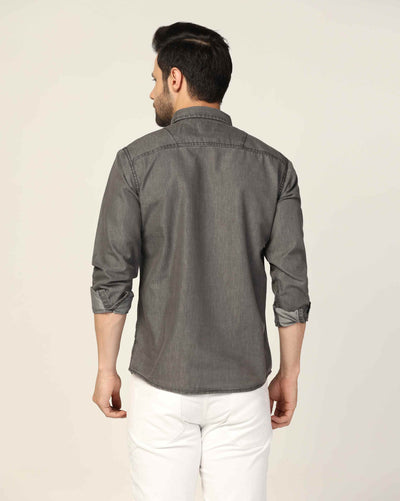 Kagad Jeans Mens Slim Fit Shirt Grey - Style Code "KGDSHT-403054