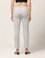 Kagad Jeans Womens Mid Rise Straight Fit Latte Cotton Trouser - Style Code "KGDTR-404030