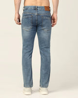 Kagad Jeans Mens Regular Fit Light Vintage Blue Jeans - Style Code "KGDJN-403039
