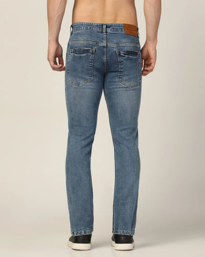 Kagad Jeans Mens Regular Fit Two Tone Tint Breeze Blue Jeans - Style Code "KGDJN-403037