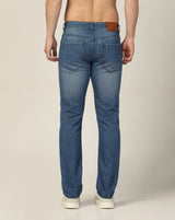Kagad Jeans Mens Regular Fit Two Tone Tint Sea Blue Jeans - Style Code "KGDJN-403036