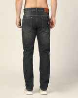 Kagad Jeans Mens Regular Fit badges Two Tone Deep Ocean Tint Blue Jeans - Style Code "KGDJN-403033