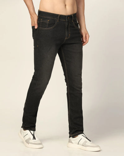Kagad Jeans Mens Regular Fit Two Tone Dark Grey Jeans - Style Code "KGDJN-403031