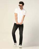 Kagad Jeans Mens Regular Fit Two Tone Dark Grey Jeans - Style Code "KGDJN-403031