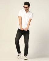 Kagad Jeans Mens Regular Fit Two Tone Dark Grey Jeans - Style Code "KGDJN-403031