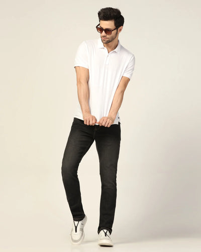 Kagad Jeans Mens Regular Fit Two Tone Dark Grey Jeans - Style Code "KGDJN-403031