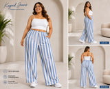Womens elasticated High Rise waist loose straight fit Palazo KGDJNS-404071