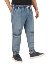 Men's Plus Size Denim Jogger KGDJGR-406088