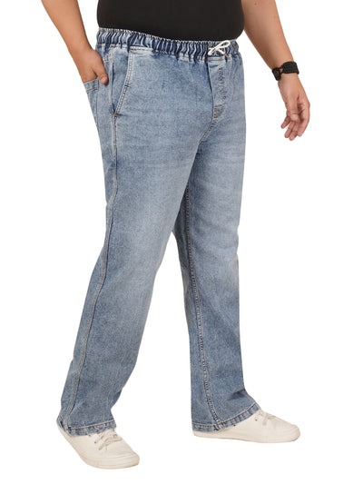 Men's Plus Size Elasticated Jeans KGDJN-406083