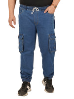 Men's Plus Size Denim Jogger KGDJGR-406089