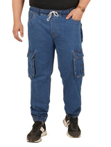 Men's Plus Size Denim Jogger KGDJGR-406089
