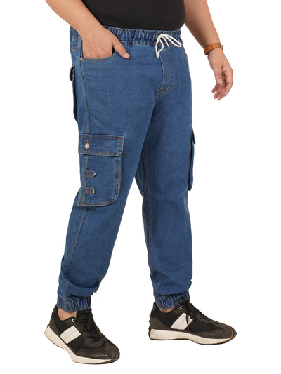 Men's Plus Size Denim Jogger KGDJGR-406089