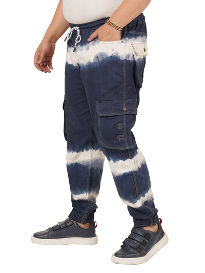 Men's Plus Size Denim Jogger KGDJGR-406092