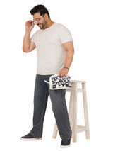 Men's Plus Size Elasticated Jeans KGDJN-406085