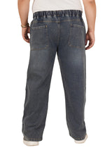 Men's Plus Size Elasticated Jeans KGDJN-406085