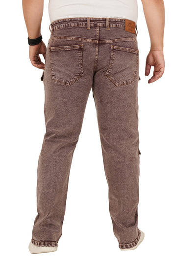 Men's Plus Size Denim Cargo KGDCR-406102
