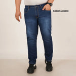 Kagad Jeans Mens Plus Size Regular Fit Mid Night Blue Color Denim Jeans - Style Code "KGDJN-406030