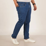 Kagad Jeans Mens Plus Size Regular Fit Storm Blue Color Denim Jeans - Style Code "KGDJN-406035