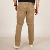 Kagad Jeans Mens Plus Size Regular Fit Camel Beige Color Denim Jeans - Style Code "KGDJN-406042