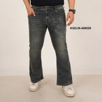 Kagad Jeans Mens Plus Size Boot Fit Dark Faded Blue Tint Color Denim Jeans - Style Code "KGDJN-406025