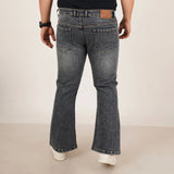 Mens Plus Size Boot Fit Dark Faded Blue Denim Jeans - Style Code "KGDJN-406023