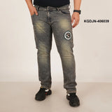 Kagad Jeans Mens Plus Size Regular Fit Dark Faded Blue Color Denim Jeans - Style Code "KGDJN-406039
