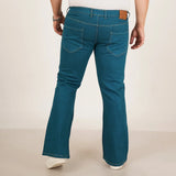 Mens Plus Size Boot Fit Colonial Blue Denim Jeans - Style Code "KGDJN-406019